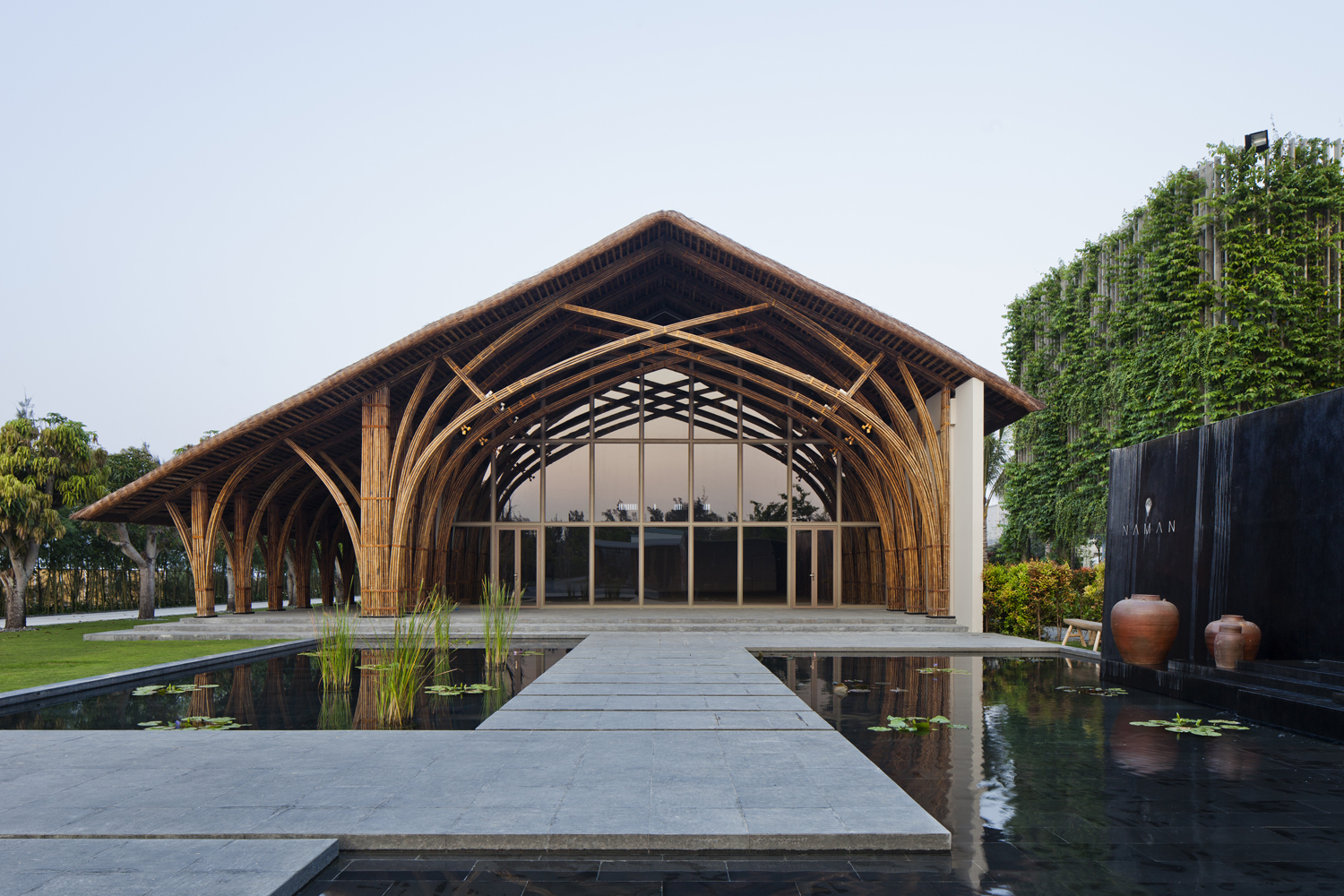 Naman Retreat Conference Hall, Vietnam – A Bamboo Landmark in Sustainable Architecture
