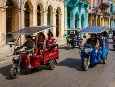 Solar-Powered Tricycles Transform Transportation Amid Cuba’s Fuel Crisis